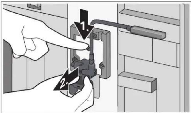 GAGGENAU CMP270101 - Nettoyer manuellement le système à lait - 1