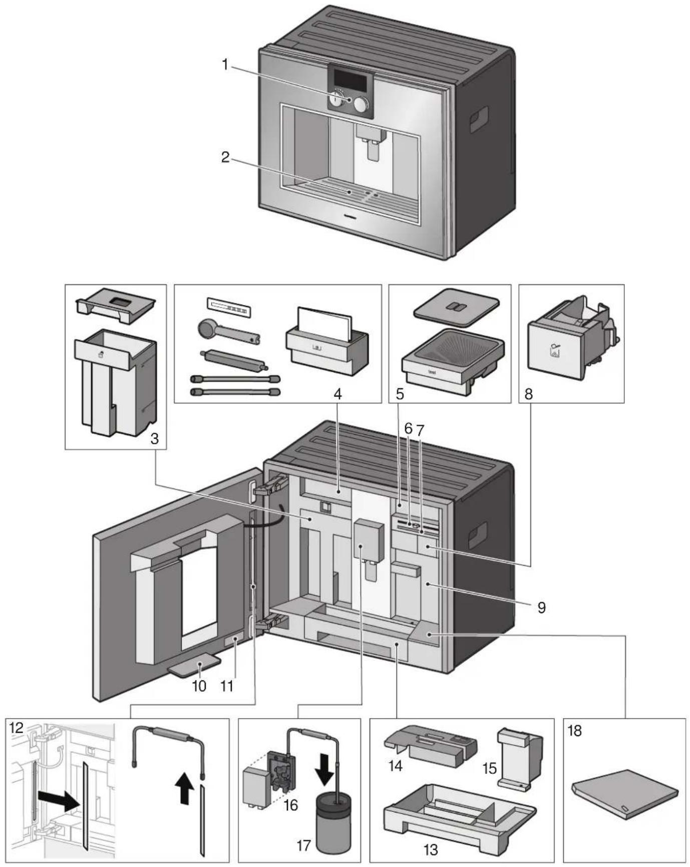 GAGGENAU CMP250131 - Configuration et éléments - 1