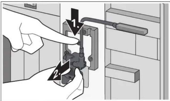 GAGGENAU CMP250131 - Nettoyer manuellement le système à lait - 1