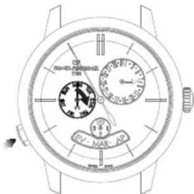 Girard-Perregaux Laureato 810153243232A - Jour de la semaine - 1