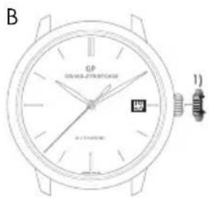 Girard-Perregaux Laureato 810153243232A - Date à guichet - 2