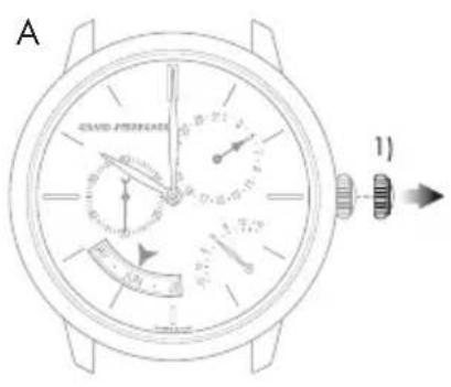 Girard-Perregaux Laureato 810153243232A - Datum und Monat - 1