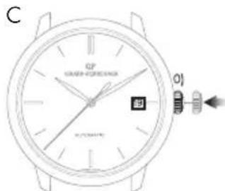 Girard-Perregaux Laureato 810153243232A - Zeigerdatum - 1