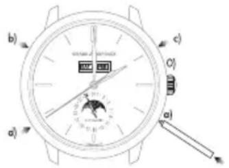 Girard-Perregaux Laureato 810153243232A - Fasi di luna - 1
