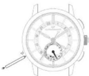 Girard-Perregaux Laureato 810153243232A - Segundo huso horario (hora local) - 3