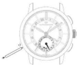 Girard-Perregaux Laureato 810153243232A - BtopoI yacoboi noC (MeCThoe Bpem) - 3
