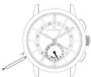 Girard-Perregaux Laureato 810153243232A - Secondo fuso orario (ora locale) - 3