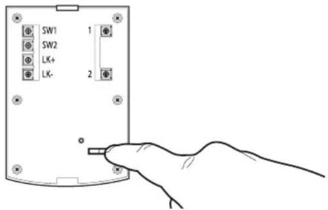 AVIDSEN YLVA 2+ 112249 - D - SELECTION DA ACADEA LIGADA AOS CRACHAS DE ACESSO DOS UTILIZadores - 1