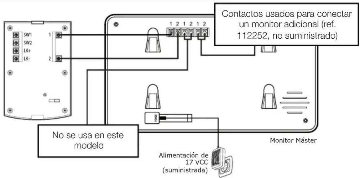 AVIDSEN YLVA 2+ 112249 - - CONEXION ENTRE EL MONITOR Y LA PLACA EXTERNA - 1