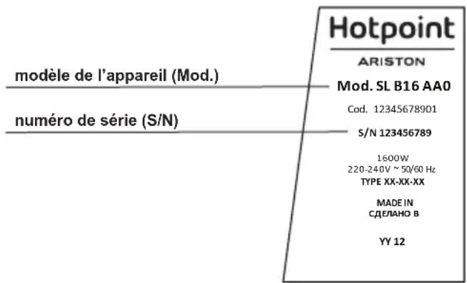 HOTPOINT-ARISTON HS MR 4A Z O - Signalez-lui : - 1