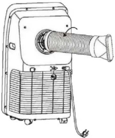 Sichler NC5655675 - Abluftschlauch montieren - 1