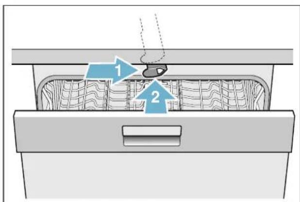 GAGGENAU DF480163F - Pour désactiver la protection infant, procédez comme ceci (verrouillage de porte): - 1