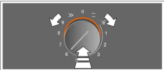 GAGGENAU VI232120 - Selection de la position de chauffe - 1
