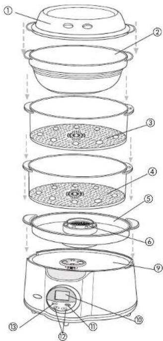 BLACK & DECKER HS1150 - FICHE POLARISEE (Modèle de 120 V seulement) - 1