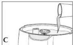 BLACK & DECKER HS1150 - LLENADO DEL DEPOSITO DE AGUA - 1