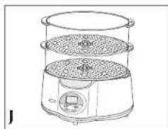 BLACK & DECKER HS1150 - USING STEAMING BASKETS - 3
