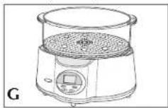 BLACK & DECKER HS1150 - Para cocinar con una de las cestas: - 1