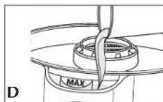 BLACK & DECKER HS1150 - Remissiage du réservoir d'eau - 2