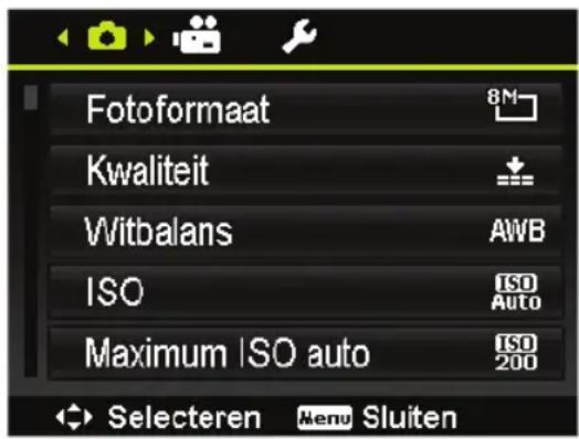 MEDION LIFE X44022 (MD 86922) - Het menu Foto-opname - 1