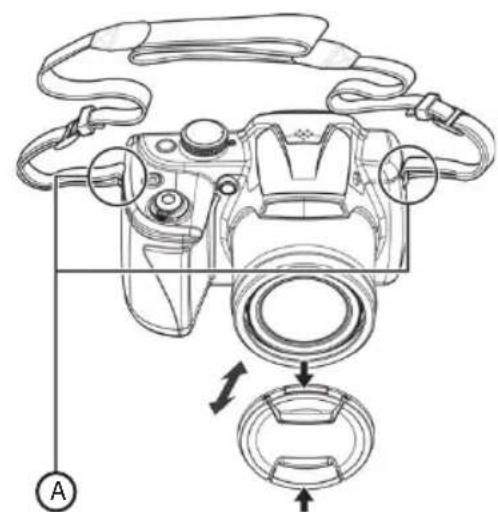 MEDION LIFE X44022 (MD 86922) - Attach lens cap and carrying strap - 2