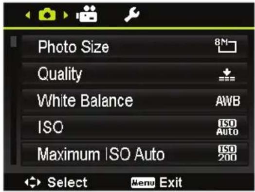 MEDION LIFE X44022 (MD 86922) - The photo menu - 1
