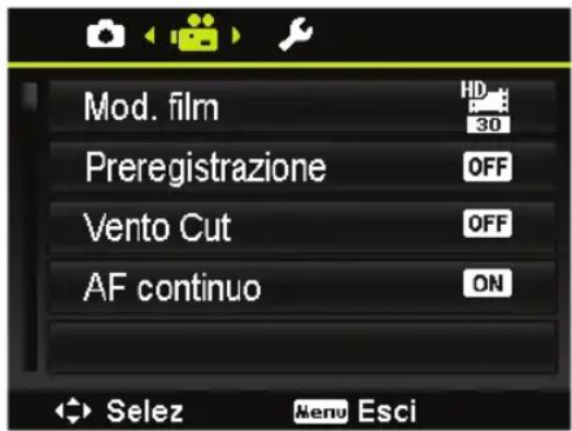 MEDION LIFE X44022 (MD 86922) - Il menu di ripresa video - 1