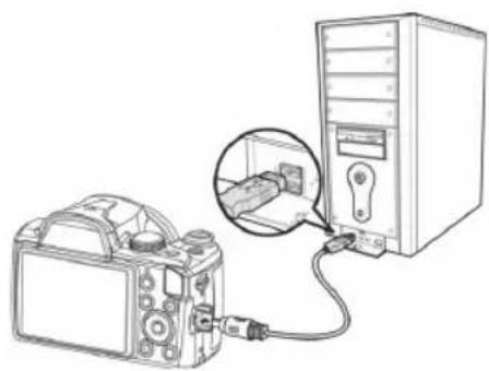 MEDION LIFE X44022 (MD 86922) - Connecting the USB cable - 1