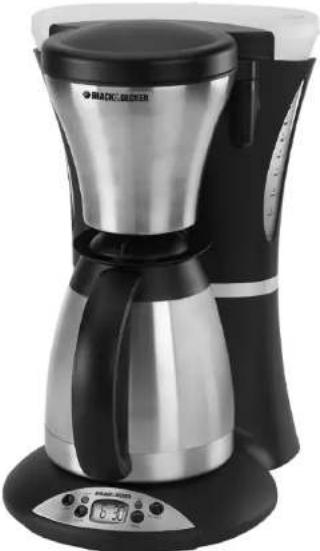 BLACK & DECKER TCM830 - Cafetière de 10 tasses avec thermoverseuse - 1