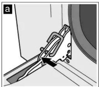 BOSCH HVA331BS0 - Décrocher la porte de l'appareil - 1