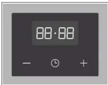 BOSCH HVA331BS0 - The electronic clock - 1