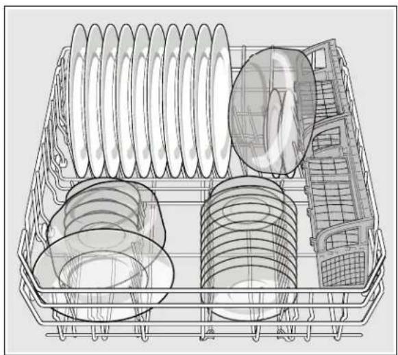 THERMADOR DWHD660WPR - Suggested loading pattern - 1