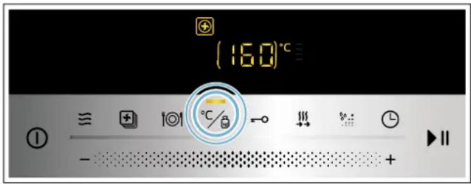 CONSTRUCTA CC4W91860 - Setting the heating function and temperature - 2
