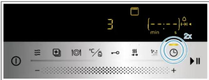 CONSTRUCTA CC4W91860 - Setting a cooking time - 1