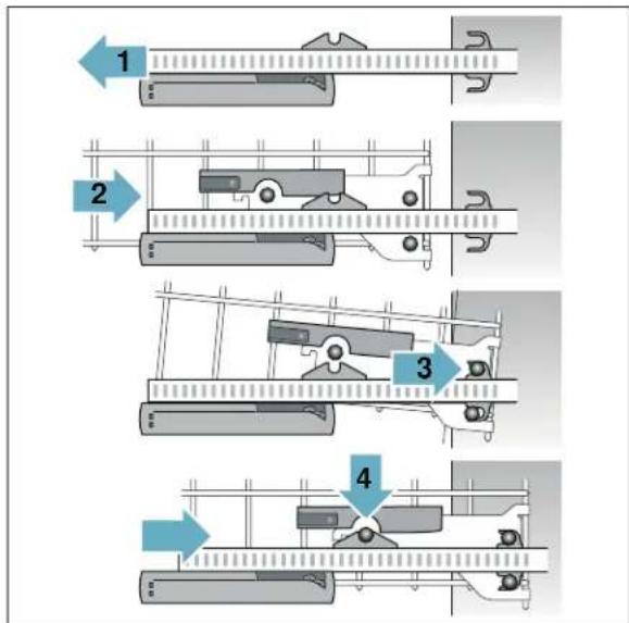 GAGGENAU DF480763F - Installing upper rack 12: - 1