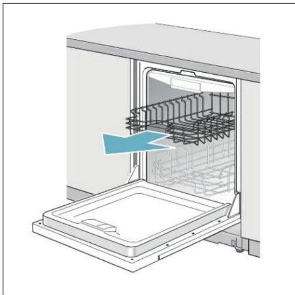 GAGGENAU DF480763F - Retirer/installer le panier supérieur * - 1