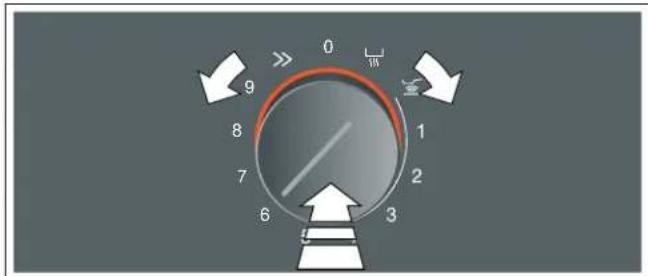 GAGGENAU VI230620 - Selection de la puissance de cuisson - 1