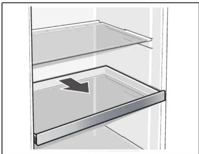GAGGENAU RT242203 - Ausziehbare Glasablage - 1