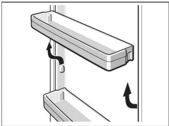 GAGGENAU RT242203 - Rimozione dei balconcini dalla porta - 1