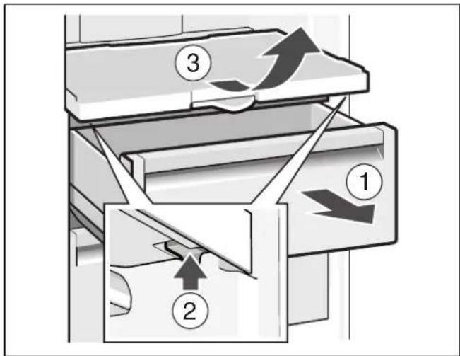 GAGGENAU RT242203 - Rimuovere il ripiano di separazione - 1