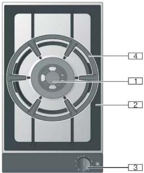 GAGGENAU VG231220CA - Table de cuisson au gaz - 1