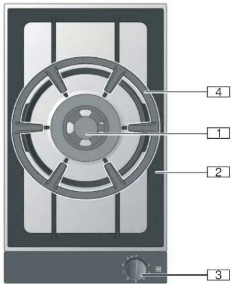 GAGGENAU VG231220CA - Parrilla de cocina de gas - 1
