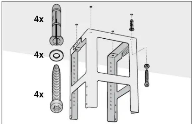 GAGGENAU AI230700 - Monter le chassis-support supérieur - 1