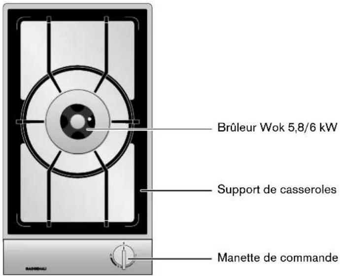 GAGGENAU VG231214 - Wok gaz - 1