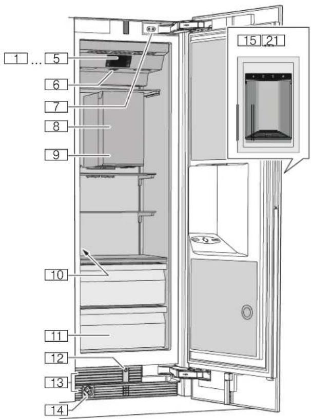 GAGGENAU RF463704 - Présentation de l'appareil - 1