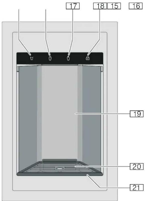 GAGGENAU RF463704 - Ice and water dispenser - 1