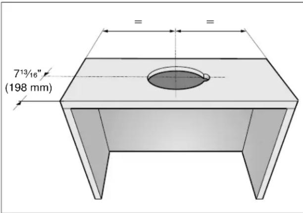 GAGGENAU AF210791 - Appliance dimensions and safety clearances - 1