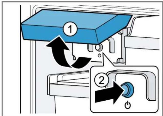 BOSCH B36CT80SNB - Switching on ice cube production - 1