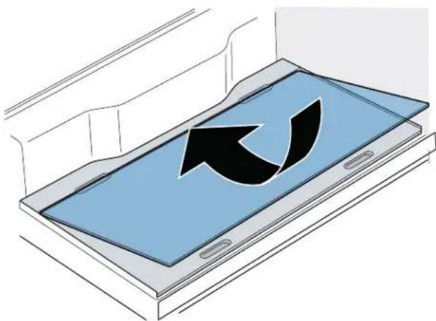 BOSCH B36CL80ENS - Install the glass plate: - 1