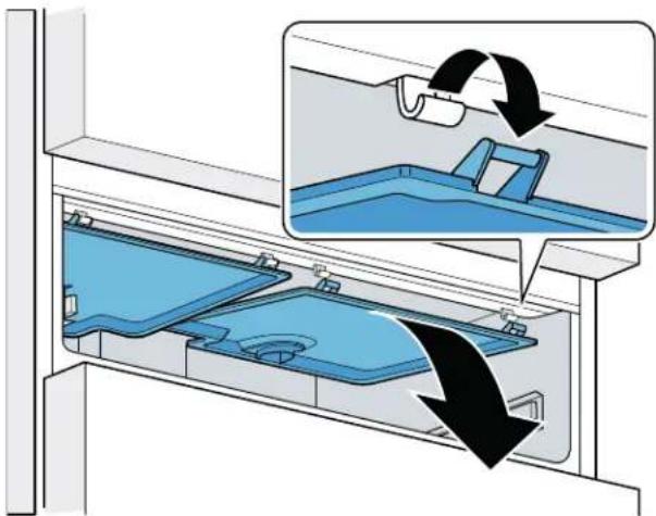 BOSCH B36CL80ENS - Remove the cover: - 1