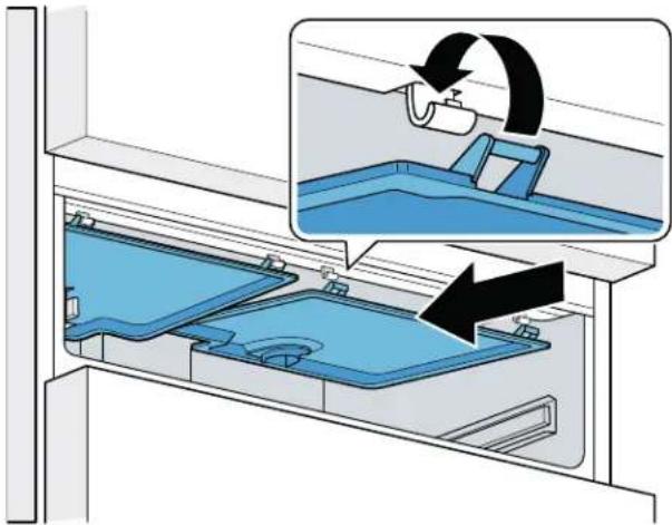 BOSCH B36CL80ENS - Install the cover: - 1